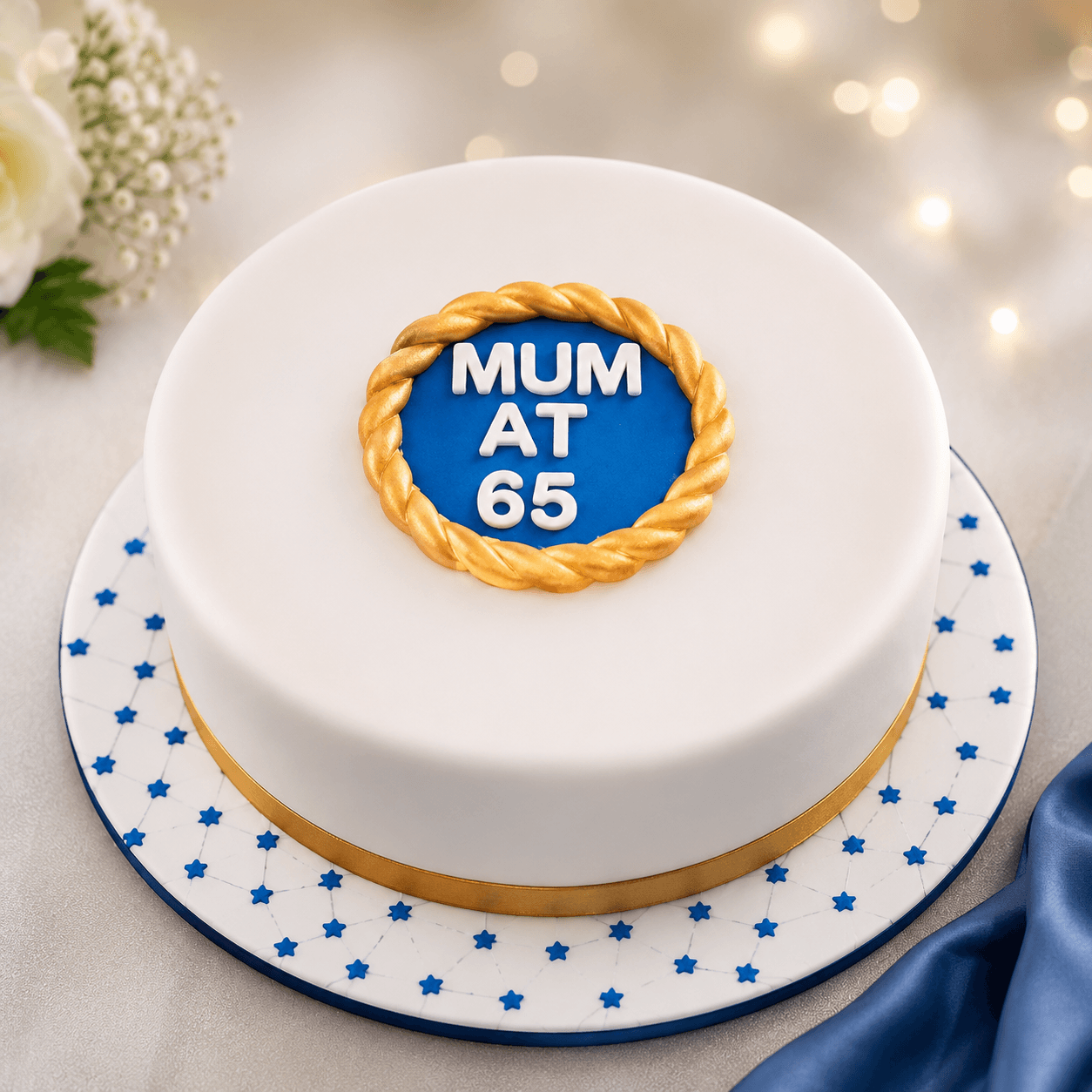 Sapphire Milestone Cake
