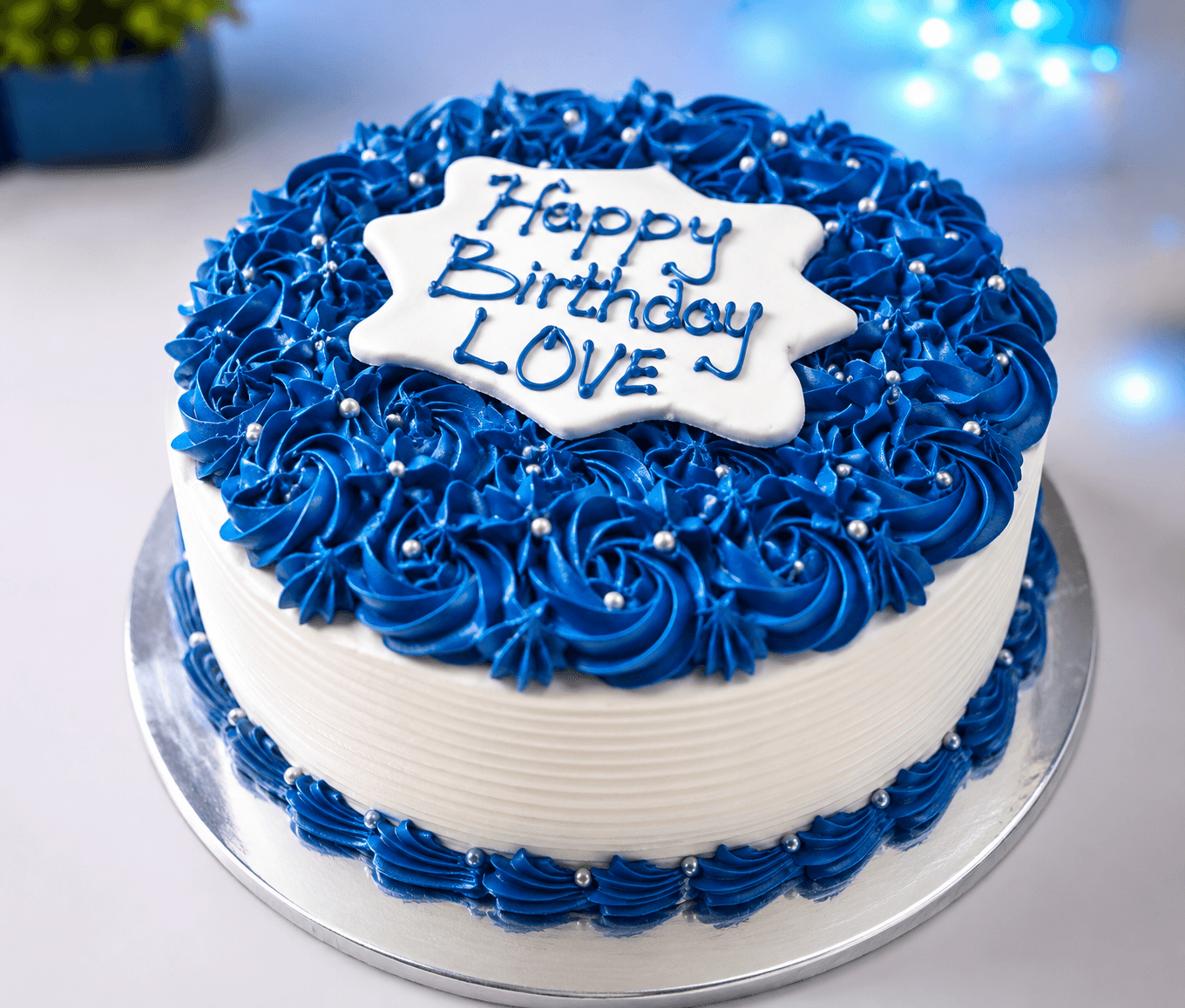 Midnight Blue Rosette